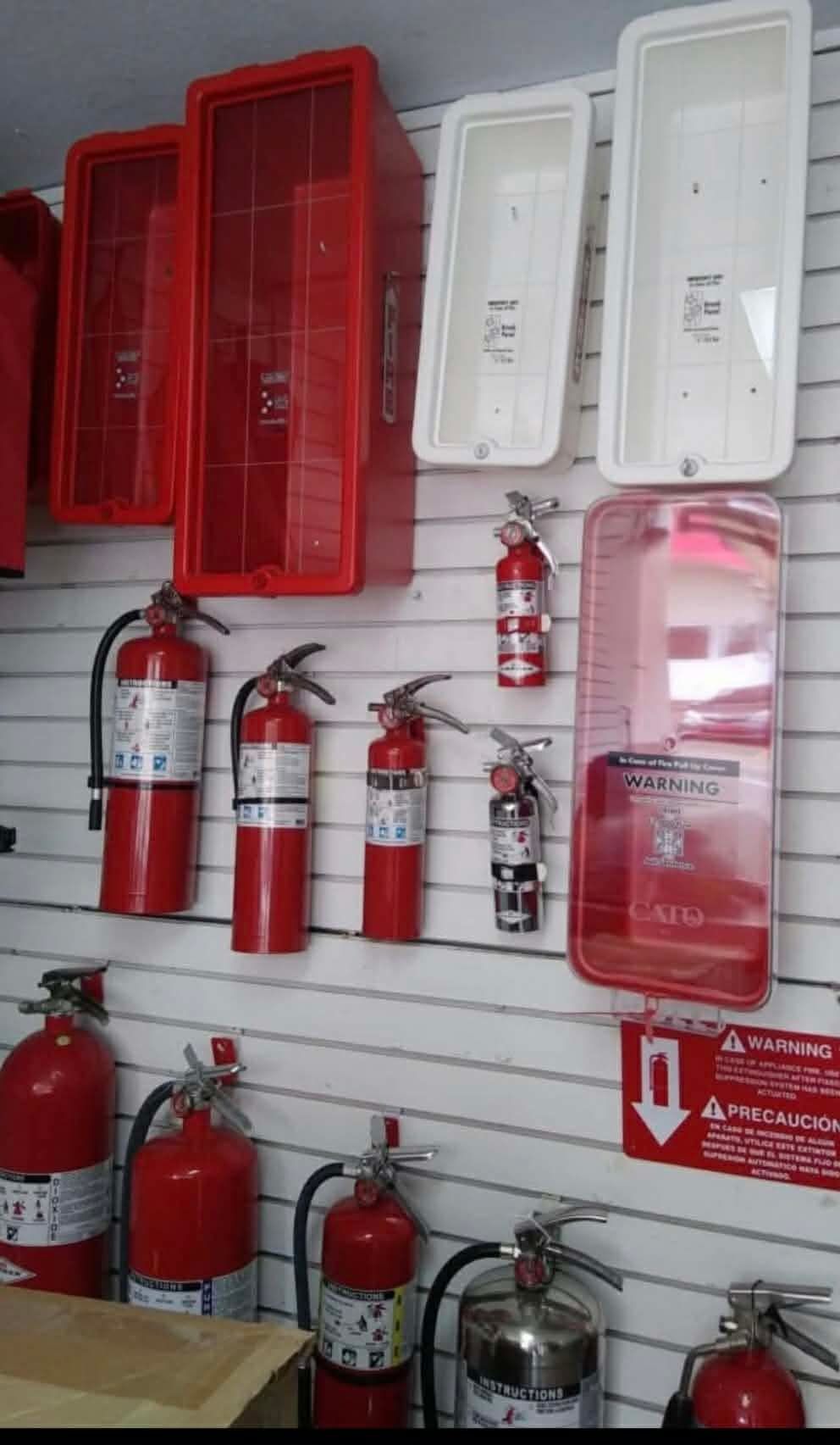 Trabajo de protección contra incendios de Extintores HM